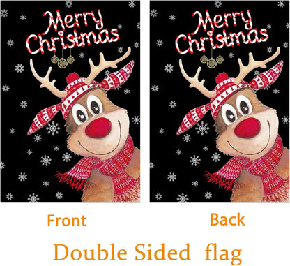 Christmas Flags,Christmas Garden Flags Christmas House Flags 28 X 40 Inch Outdoor Christmas Flag for Christmas Garden Decoration