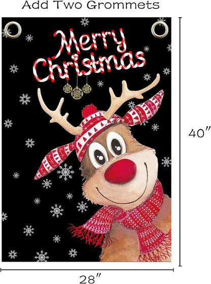 Christmas Flags,Christmas Garden Flags Christmas House Flags 28 X 40 Inch Outdoor Christmas Flag for Christmas Garden Decoration